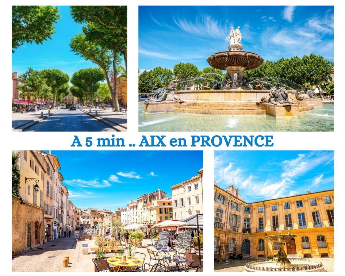 "' Impasse D'Un Instant "' 8Min Aix - Clim & Parking Apartment Венел Екстериор снимка